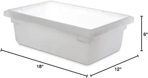 Vista 2 de Carlisle Storplus - Caja de almacenamiento de alimentos, 12 x 18 x 6 pulgadas