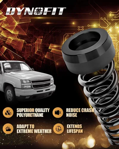 Vista 3 de dynofit Kit de elevación de nivelación de 3 pulgadas compatible con Chevy Silverado 1500 GMC Sierra 1500 2WD de 1999-2006, espaciador de puntal