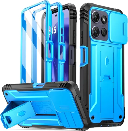 Vista 10 de Poetic Revolution - Funda para Motorola Moto G Power 2023 5G (no para la versión 2022), [probada contra caídas de grado militar de 20 pies], Negro
