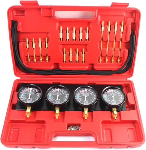Vista 10 de Kit de herramientas de sincronización de carburador de motocicleta, equilibrador de vacío de combustible universal, sincronizador de carburador