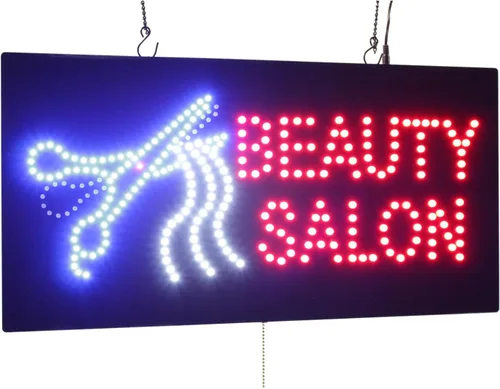 Vista 7 de Señal para salón de belleza, 23.6x11.8 in, 23.6x11.8 in, TOPKING, LED, Neón, Florescente, Señalización, Letrero, Exhibición, Cartelera, Pantalla