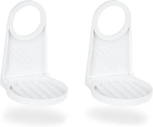 Vista 5 de Atlas Cup - Colector de goteo de detergente para ropa sucia, soporte para vasos de detergente, tamaño único que se adapta a la mayoría de botellas