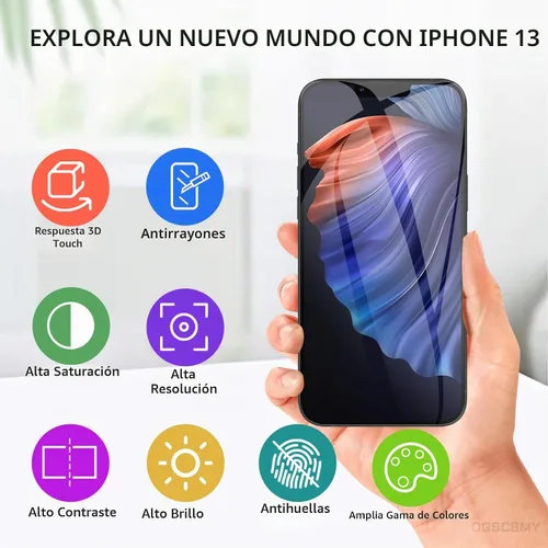Vista 4 de para iPhone 13 Reemplazo de pantalla con auricular 6.1" LCD Kit