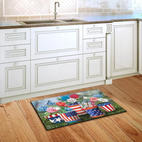 Vista 2 de Briarwood Lane Felpudo de verano America in Bloom