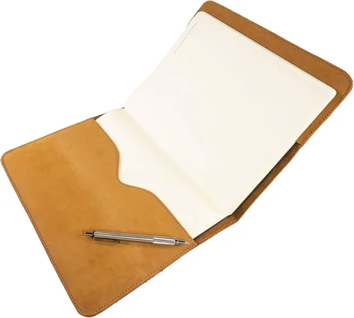 Vista 5 de Hide & Drink, Journal Cover Compatible with Moleskine Cahier XXL (8.5 x 11 in.) Genuine Protector, Full Grain Leather, Handmade, Old Tobacco