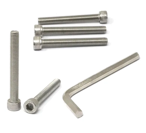Vista 53 de iexcell Kit de tornillos de cabeza hexagonal de acero inoxidable 304, 100 unidades M2 x 0.157 in, paso de rosca de 0.016 in