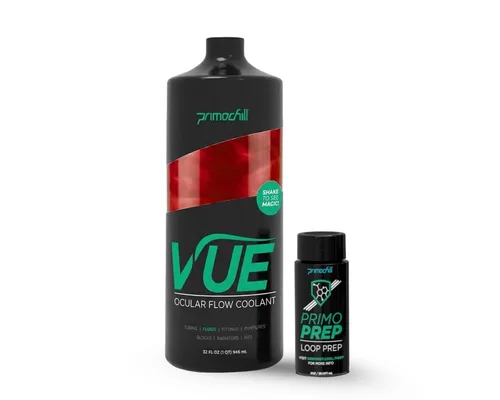 Vista 8 de PrimoChill Vue - Refrigerante de refrigeración por agua para computadora, flujo visual, sólido/no transparente, protección completa, PrimoPrep