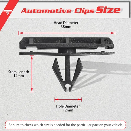 Vista 2 de OTUAYAUTO 30 piezas de clip de guardabarros - Clip de moldeo basculante de repuesto para Jeep Wrangler JK y Unlimited JK 2007-2019, reemplazo OEM