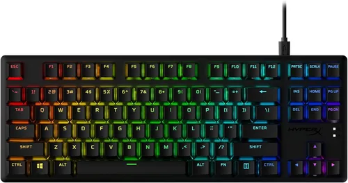 Vista 11 de HyperX Alloy Origins 60 - Teclado mecánico para juegos, factor de forma ultra compacto del 60 %, teclas PBT de doble disparo, retroiluminación LED