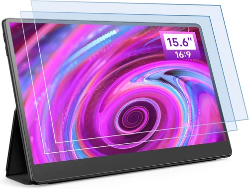 Vista 11 de Paquete de 2 protectores de pantalla antiluz azul de 16 pulgadas para Lenovo/Dell/HP/ASUS/LG, reduce la fatiga ocular, antirreflejos, bloqueo de luz