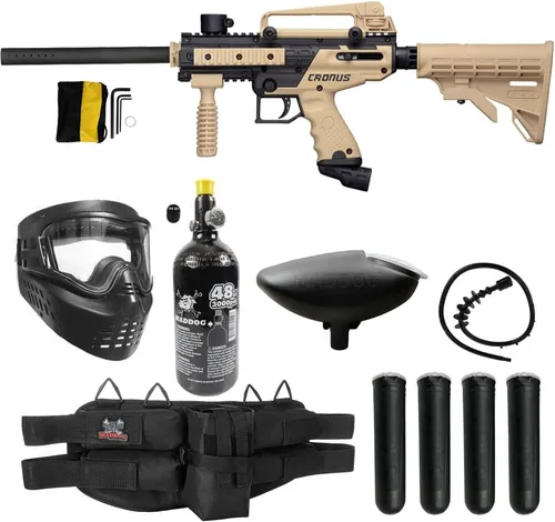 Vista 11 de Maddog Tippmann Cronus - Marcador táctico de paintball plateado