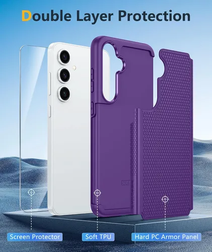 Vista 763 de FNTCASE Funda para iPhone 17 Pro: Fundas delgadas translúcidas de color azul claro compatibles con MagSafe, protección completa de la cámara