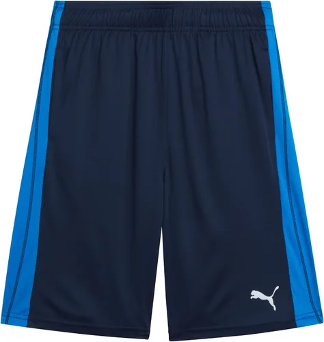 Vista 7 de PUMA Pantalones cortos deportivos para niños, de secado rápido, transpirables, entrelazados, con bolsillos (tallas 4-20)