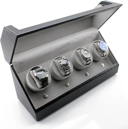 Vista 3 de Bobinadora de Reloj para Relojes Automáticos - Enrolladores Cuádruples para Rolex - Motor Japonés - Configuraciones Múltiples - Cero Magnetización