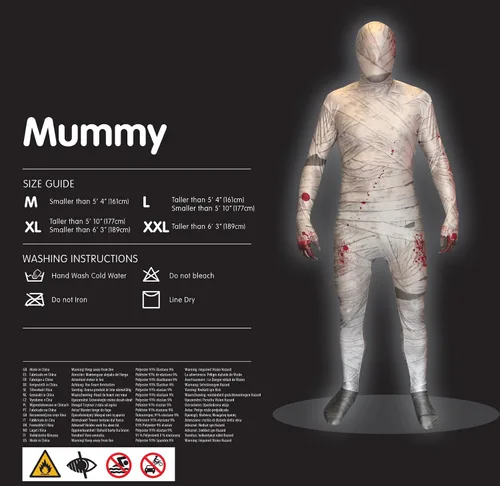 Vista 5 de Morphsuits Men's MPMU-US, Mummy