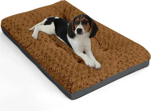 Vista 14 de POCBLUE Camas lavables para perros para jaulas, alfombrilla pequeña de felpa para jaulas, almohadilla antideslizante para jaulas para uso en Negro