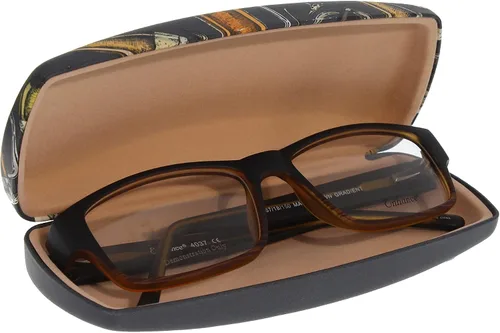 Vista 16 de Ron's Optical Clamshell - Funda rígida para lentes de lectores de marcos pequeños a medianos para mujeres y hombres