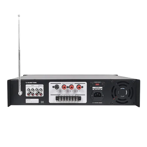 Vista 4 de Sound Town 70V/100V amplificador de potencia comercial (PAC360-6)