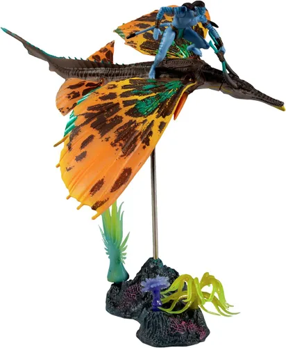 Vista 5 de McFarlane - Avatar: The Way of Water - Mundo de Pandora - Jake Sully y Skimwing Avatar el camino del agua Playset Mundo de Pandora - Jake Sully &