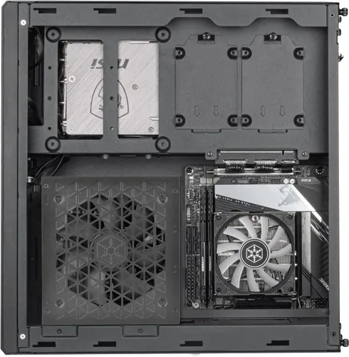 Vista 11 de Silverstone Tecnología Milo 12 Carcasa delgada Mini-ITX de alto rendimiento, SST-ML12B