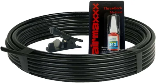 Vista 4 de 480 Black Air Ride Kit - Colector de 3/8 pulgadas, tanque y bolsas para 1964-72 A-Body Negro
