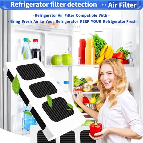 Vista 6 de Paquete de 4 filtros de aire de repuesto Paultra2 para refrigerador para Frigidaire PAULTRA2 Pure Air Ultra II filtro de aire de refrigerador