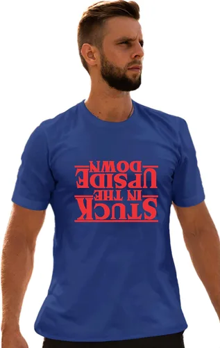 Vista 43 de Go All Out Camiseta para adultos Stuck in The Upside Down