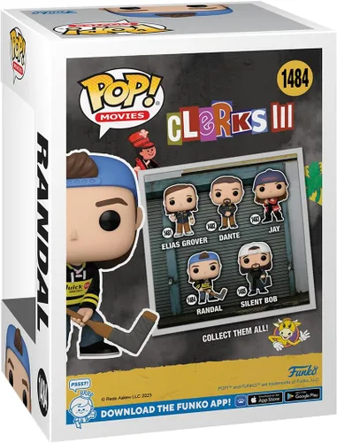Vista 3 de Funko Pop! Movies: Clerks 3 - Randal - Figura de vinilo coleccionable - Idea de regalo - Producto oficial - para niños y adultos - Fans de películas