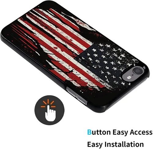 Vista 2 de Funda para iPod Touch de 5ª/6ª/7ª generación, delgada, a prueba de golpes y ligera, duradera para Apple iPod Touch, protección contra caídas