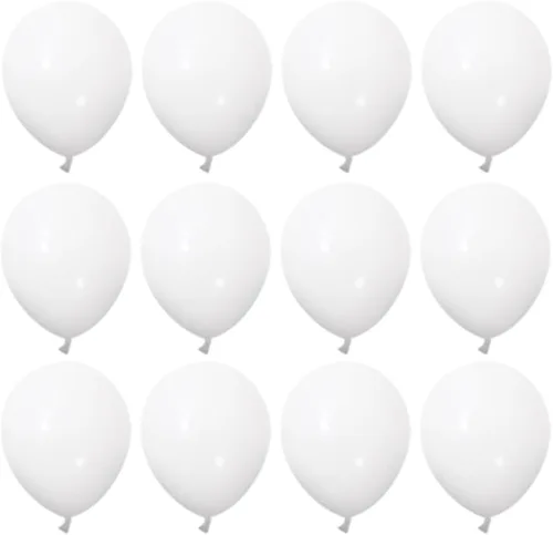 Vista 12 de Globos de látex negro de 12 pulgadas, 60 globos gruesos para decoraciones de fiestas (12 pulgadas negro)