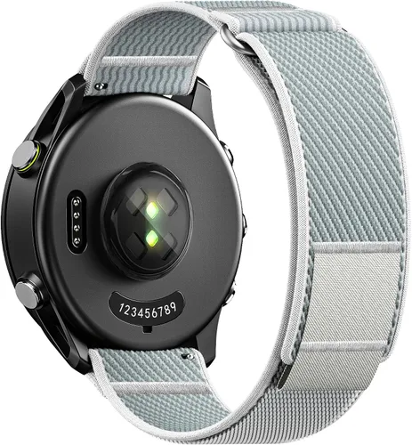Vista 11 de ANCOOL Correa de nylon para reloj Compatible con Garmin Vivoactive 5/6/3/Forerunner 245/165/55, Correa de reloj de liberación rápida de 20mm