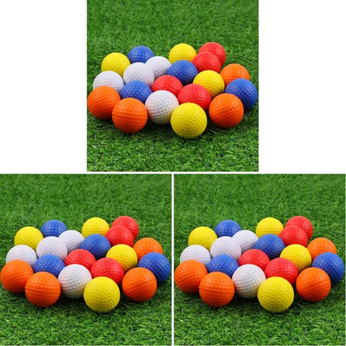 Vista 8 de Guirnd 20 Pack Foam Golf Balls, 41mm Practice Golf Balls, Realistic Feel and Long Lasting Limited Fligh Practice Golf Balls for Backyard, Soft Golf