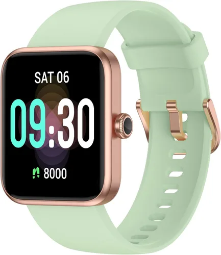 Vista 11 de Reloj inteligente TYKOIT, rastreador de fitness con monitor de frecuencia cardíaca, oxígeno en sangre, rastreador de sueño, reloj inteligente