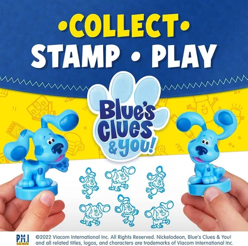 Vista 8 de P.M.I. Sellos de Blue's Clues para Niños 5 Sellos de Juguetes de Blue's Clues en 1 Paquete Colecciona Todos los 12 Juguetes de Blue's Clues