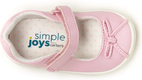 Vista 4 de Simple Joys by Carter's Tenis Elodie Mary Jane para bebés y niñas