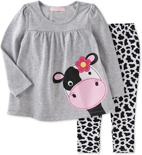 Vista 4 de Conjunto unisex de algodón de 2 piezas de camisa y pantalones de manga larga para niños pequeños Mvp de papá