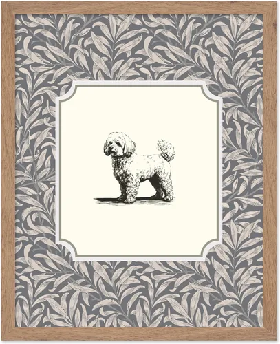 Vista 47 de Poster Master Póster Vintage de Cocker Spaniel Inglés - Impronta Retro de Perro - Arte Floral - Arte de Cachorros - Arte para Amantes de Animales