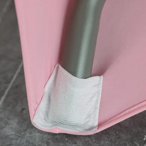 Vista 5 de Paquete de 2 manteles rectangulares elásticos de 6 pies para cocina, comedor, elástico, resistente a las arrugas, de elastano, lavable, para Rosa