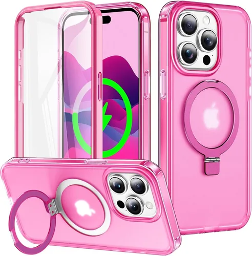 Vista 35 de Funda para iPhone 16 con protector de pantalla-Lotus A25