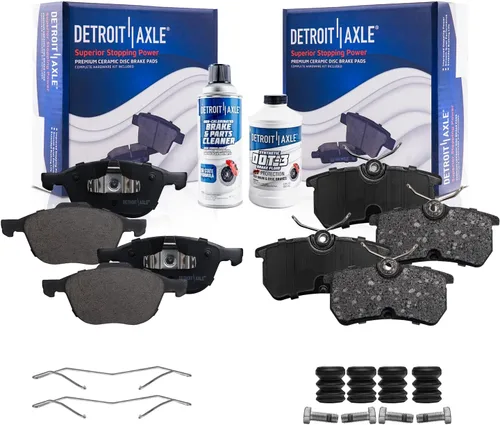 Vista 73 de Detroit Axle - Pastillas de Freno Delantero Izquierdo Reemplazo de Pinza de Disco para Ford Fusion Mazda 6 Lincoln MKZ Mercury Milan 2006-2012