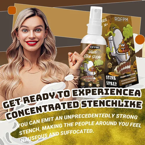 Vista 4 de Stink Spray extra fuerte, regalo líquido de broma potente, cosas