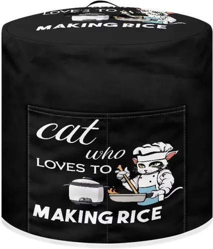 Vista 17 de DISNIMO Angry - Funda para freidora de aire para arrocera, protección contra el polvo, cubierta aislada para electrodomésticos de cocina con asa