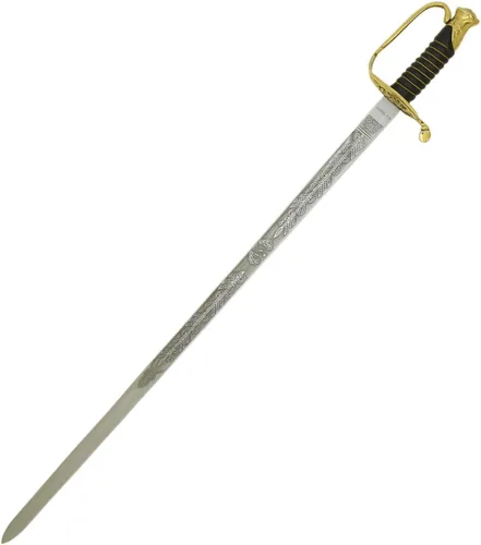 Vista 35 de Medieval Warrior Sable conmemorativo de caballería estadounidense con vaina
