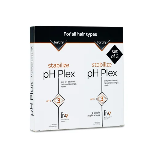 Vista 12 de Tratamiento nutritivo de mascarilla capilar pH Plex, fortalece el cabello entre la coloración y el blanqueo, resultados de calidad de salón en casa