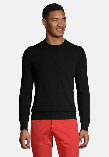 Vista 2 de Lands' End Suéter de cachemira de calibre fino para hombre