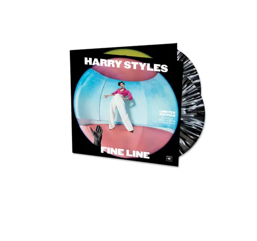 Vista 3 de Fine Line Black White Splatter