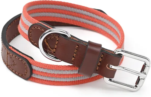 Vista 20 de Mile High Life Collar ajustable de polialgodón suave y fuerte con hebilla de liberación rápida para perros pequeños a grandes