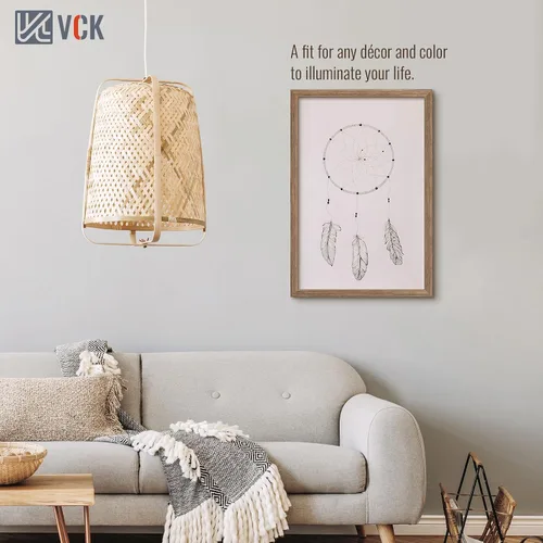 Vista 307 de VCK Marcos para póster de madera maciza de 22.375 x 34 pulgadas, marco de fotos A1 negro con montaje en pared, paquete de 3