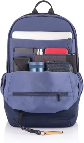 Vista 7 de XDDesign Bobby Soft Mochila antirrobo, marino, Computadora portátil