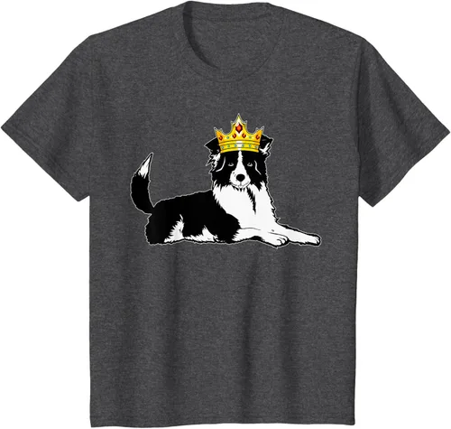 Vista 31 de Border Collie Crown - Camiseta veterinaria de piel de pastoreo de ovejas, Negro